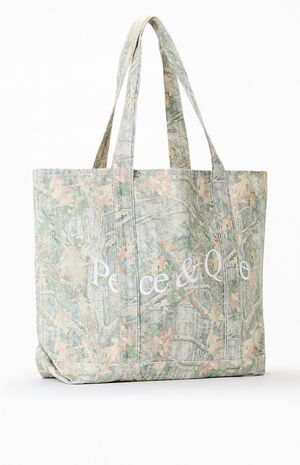 Wordmark Camo Tote Bag image number 5