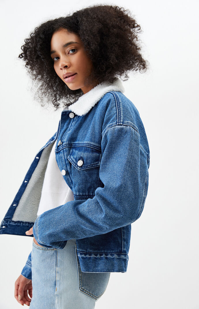 Oversized Sherpa Trucker Jacket