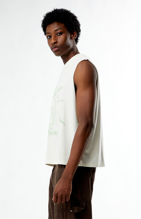 Pacsun De Leone Cutoff Muscle T-Shirt