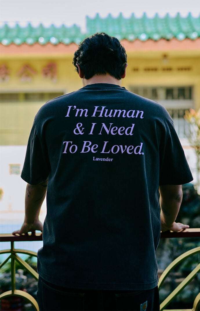 LAVENDER I'm Human T-Shirt