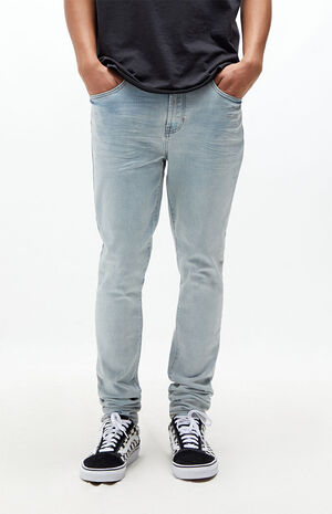 Light Indigo Skinny Active Jeans image number 1
