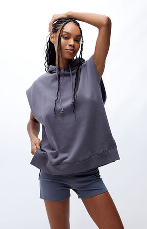 Black Fold Over Shorts image number 1