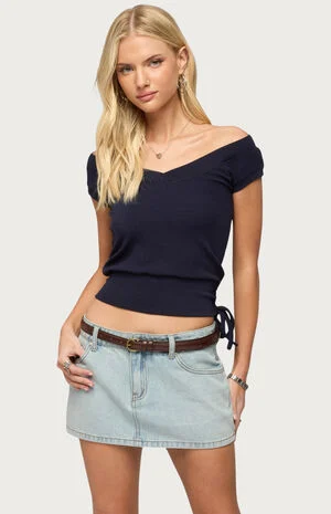 Marula Wide V Neck Top image number 1