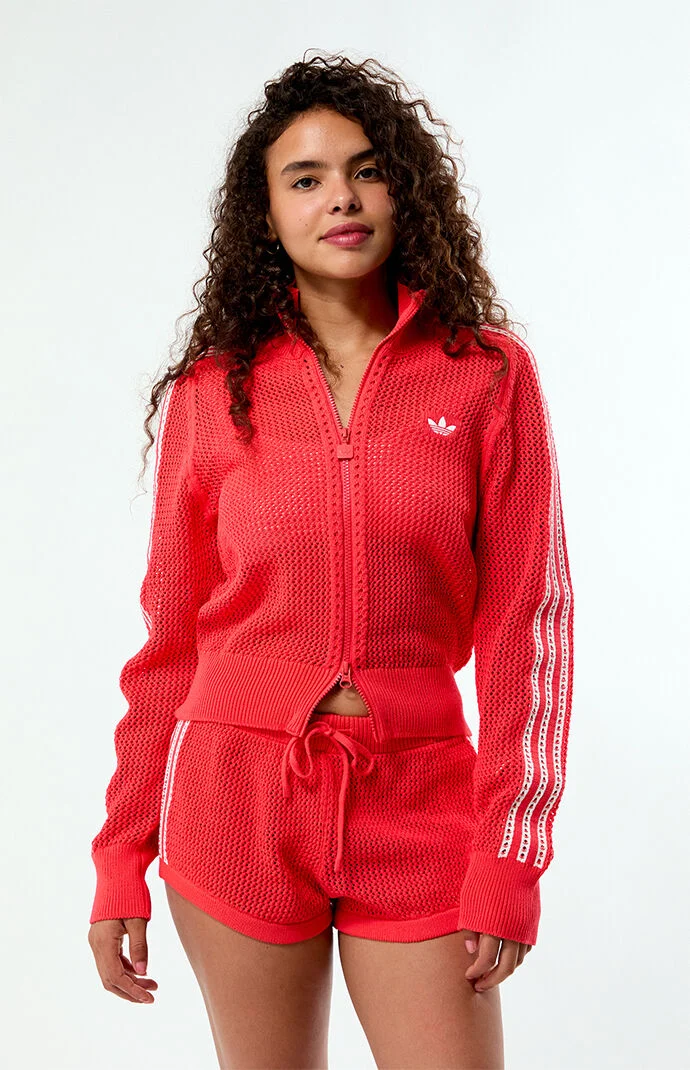 adidas Crochet Track Jacket