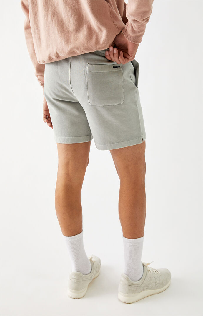 Light Blue Fleece Drawstring Volley Shorts