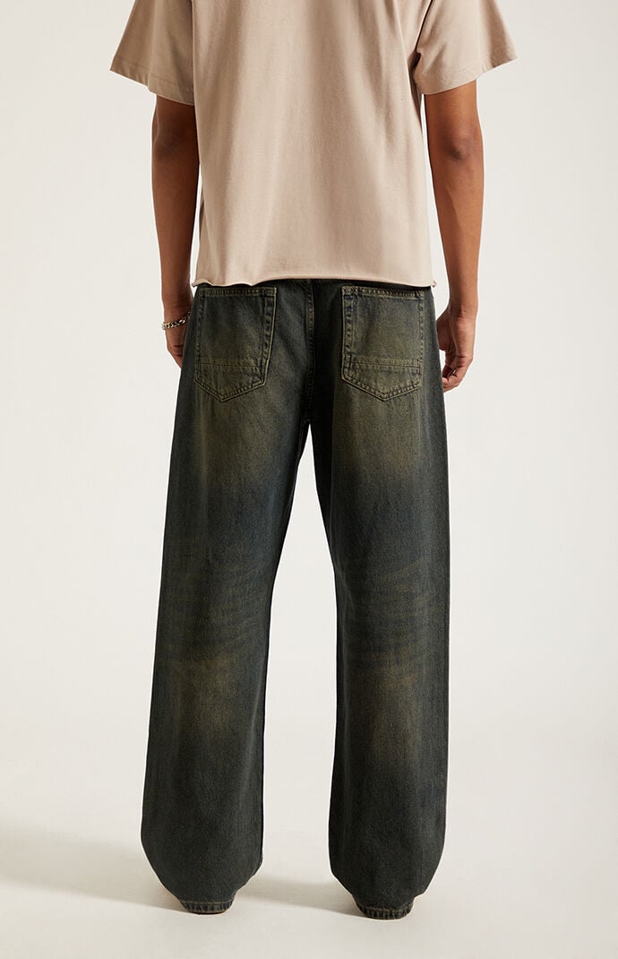Pacsun Dylan Baggy Jeans Dark Blue Tint