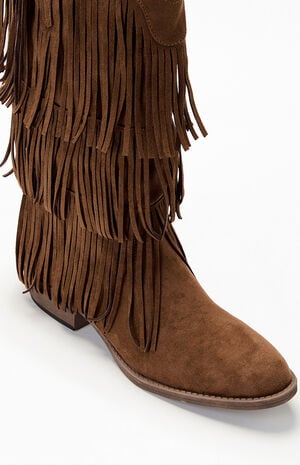 Women's Saloon Fringe Boots image number 6