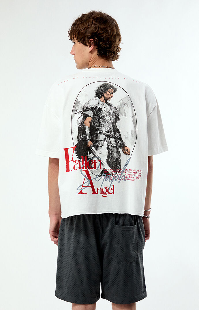 Pacsun Fallen Angel Cropped Boxy T-Shirt | Pacsun