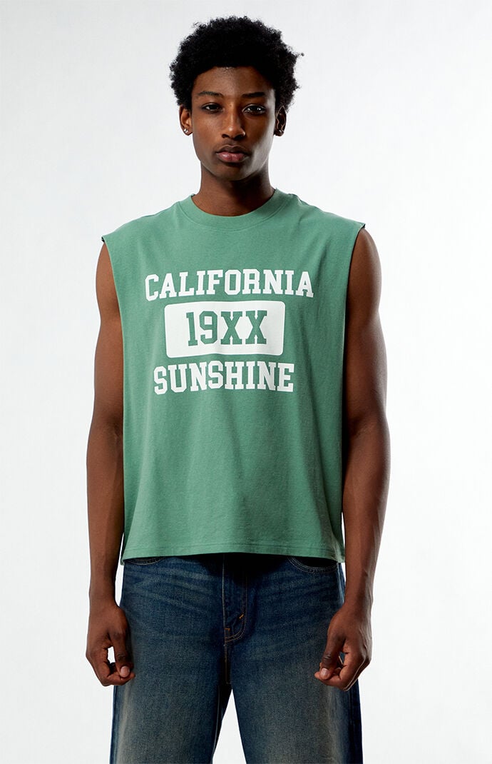 Pacsun Sunshine Cutoff Muscle T-Shirt | Pacsun