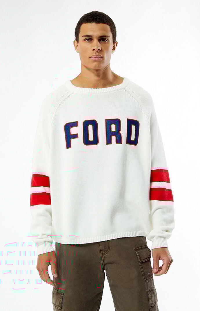 FORD Varsity Stripe Logo Sweater | PacSun