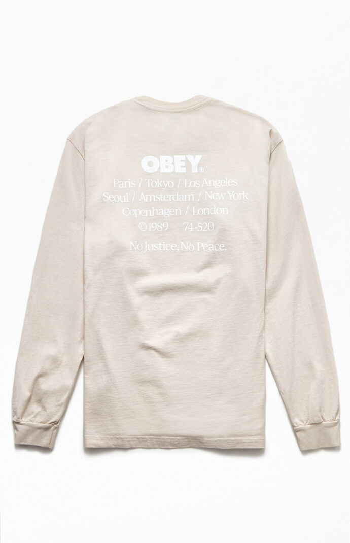 No Justice No Peace Long Sleeve T-Shirt