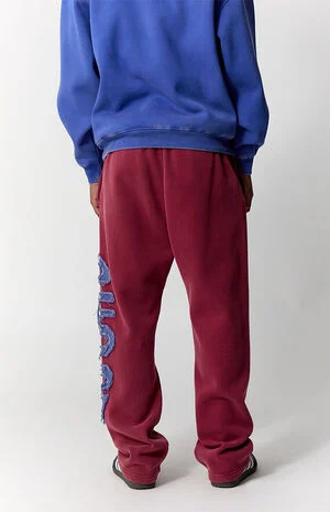 Ghost Applique Washed Baggy Sweatpants image number 5