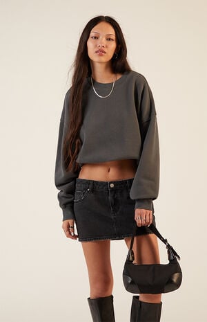 Core Washed Crew Neck Sweatshirt image number 1