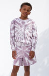 Kids Eco Tie Dye Pullover Sweatshirt Kids Eco Tie Dye Pullover Sweatshirt image number null