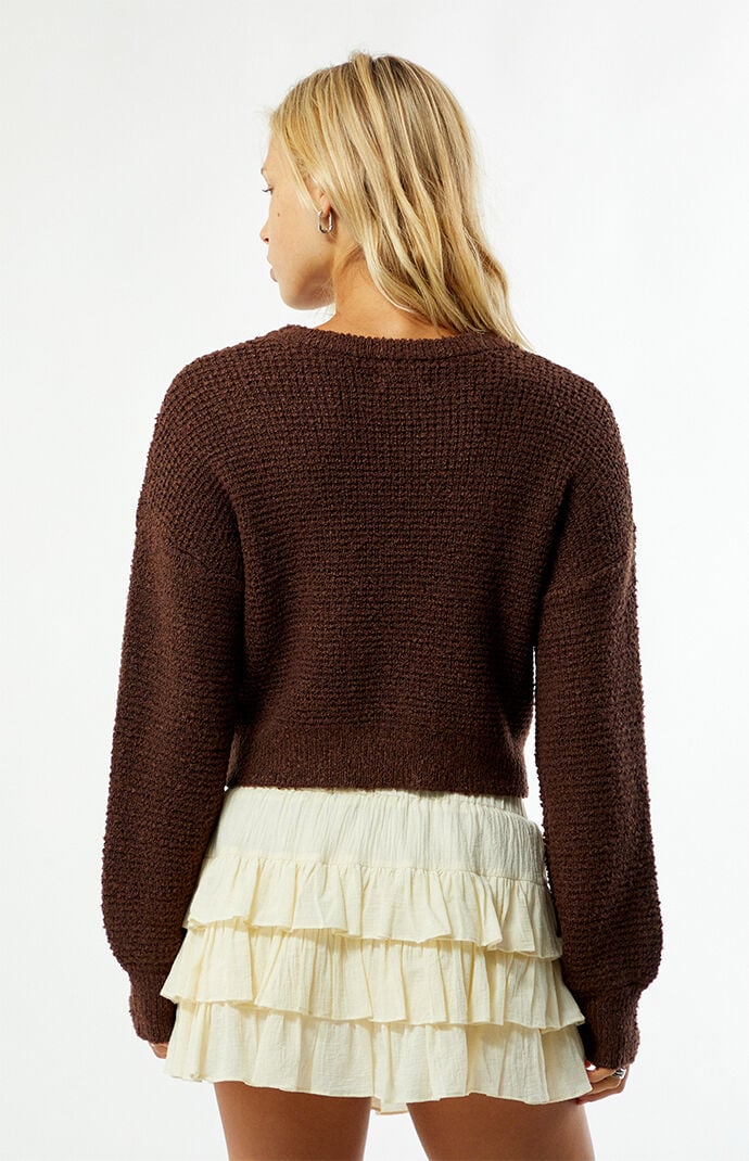 Your Favorite Snug Waffle Knit Sweater