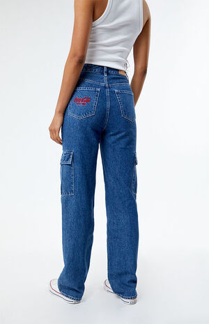 By PacSun '90s Boyfriend Cargo Jeans image number 4