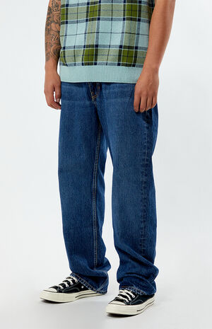 Medium Indigo Wash G18 Relaxed Jeans image number 2