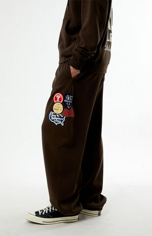 Vintage Patch Baggy Jogger Sweatpants image number 3