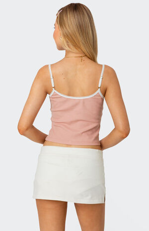 Franky Ribbed Contrast Tank Top image number 5