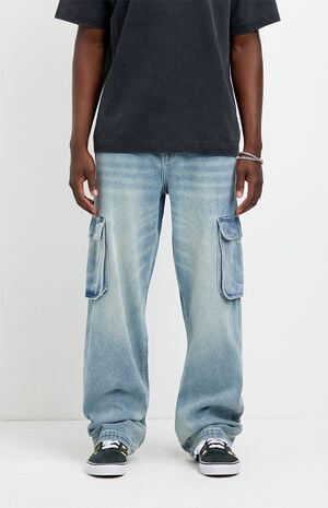 Dylan Baggy Jeans Cargo Light Blue image number 1