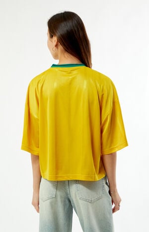 Yellow House of Tiro Nations Short Sleeve Jersey image number 3