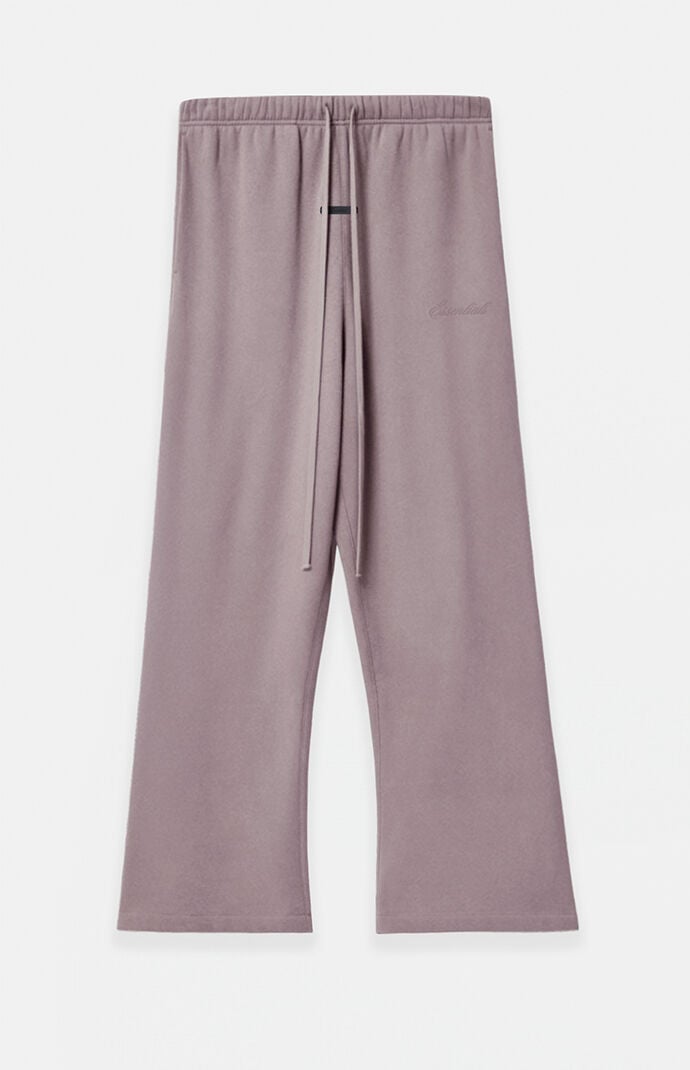 Fear of God Women's Faded Mauve Signature Classic Fit Flare Sweatpants