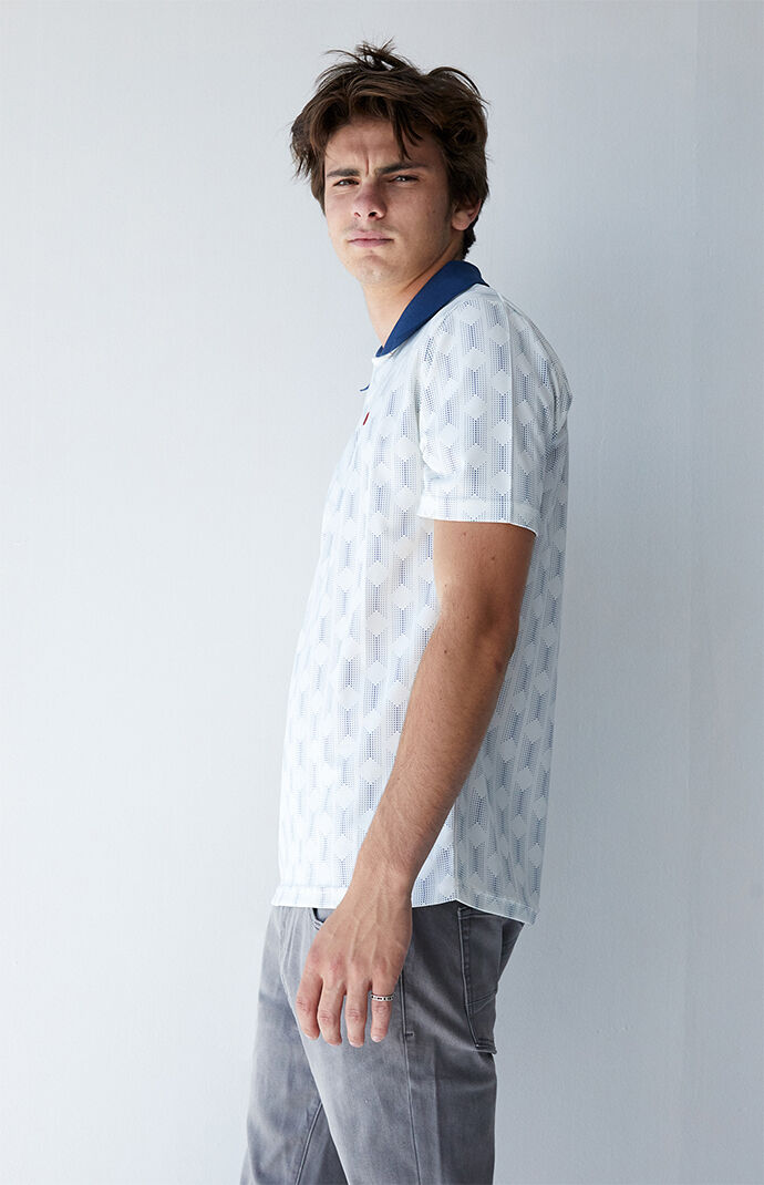 Proper Crossover Mesh Polo Shirt