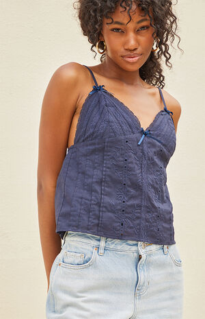 Mila Embroidered Cami image number 1