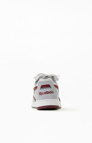 White & Maroon BB4000 II Basketball Shoes image number 3
