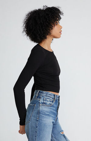 Scoop Neck Long Sleeve Top image number 2