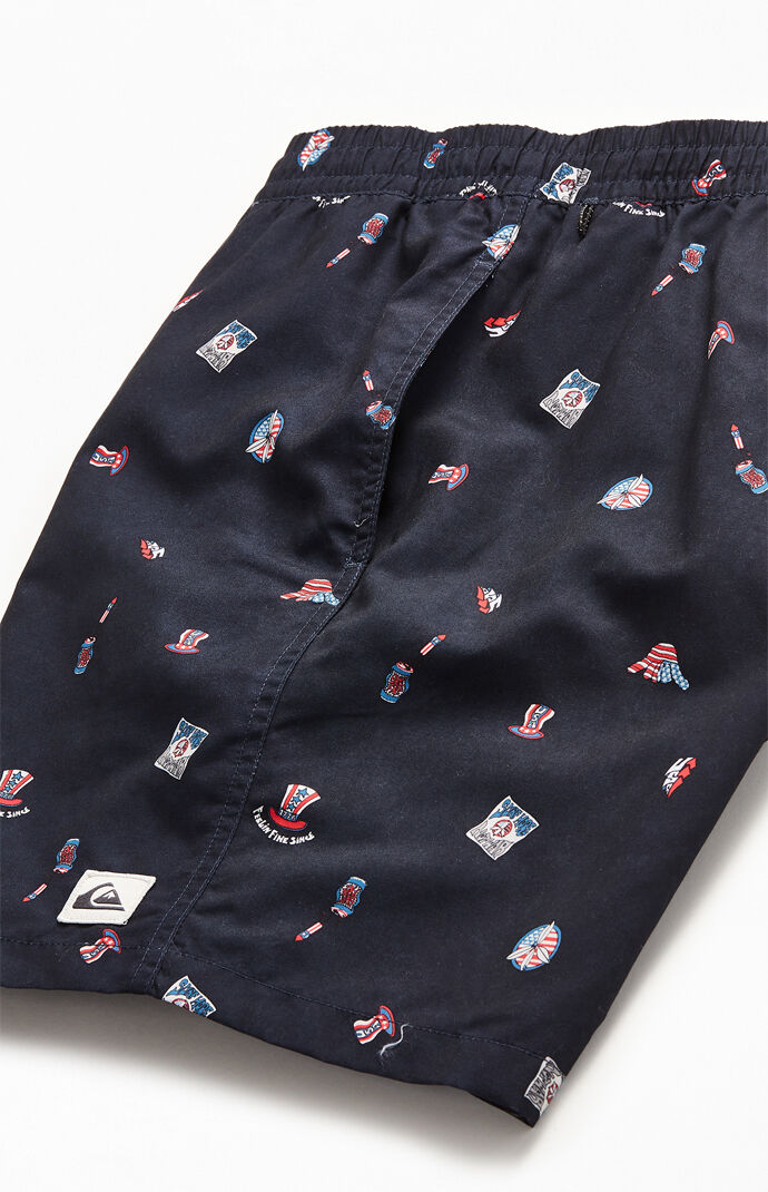 fourth of july swim trunks