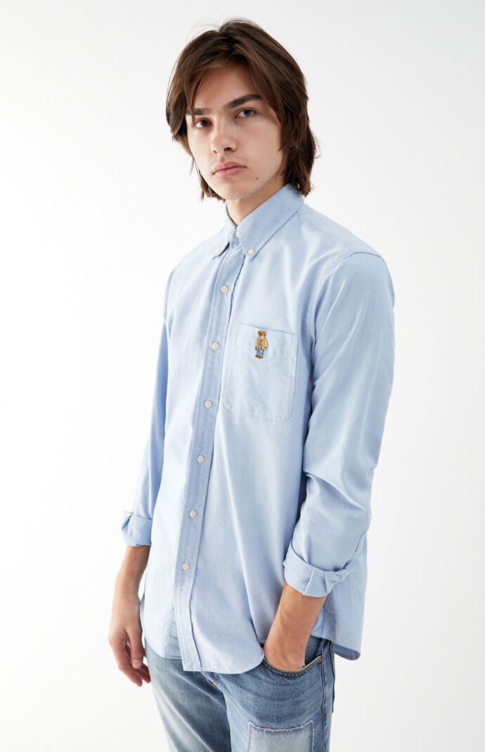 Long Sleeve Oxford Button Up Shirt