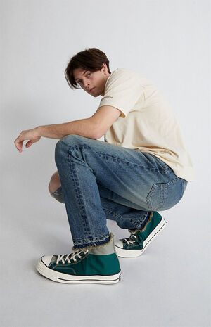 Dark Indigo Tinted Slim Taper Jeans image number 2