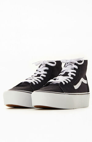 Black Sk8-Hi Tapered Platform Sneakers image number 2