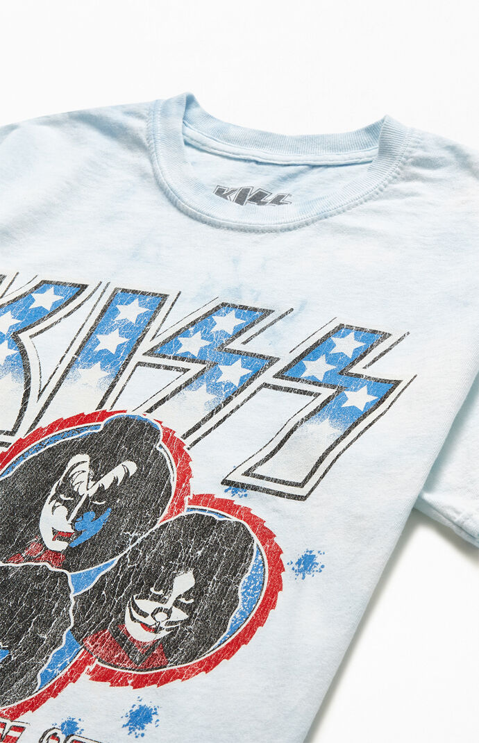 Kiss Tie-Dyed Short Sleeve T-Shirt