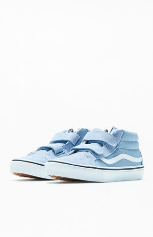 Kids Velcro Sk8 Old Skool Mid Shoes image number 2