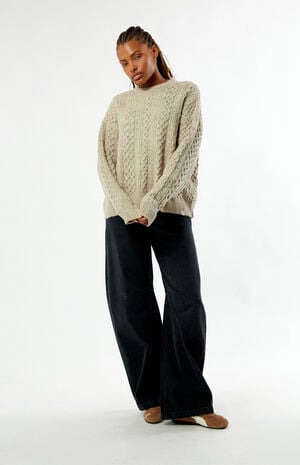 Teddy Cable Knit Sweater image number 4