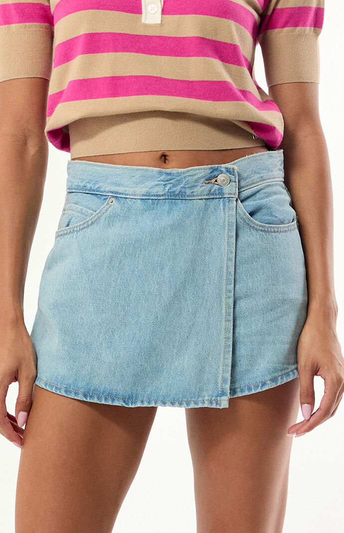 Levi's Women's Jean Mini Skort - Abraided Art