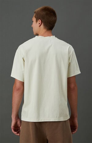 Off White Vintage Wash Heavyweight Oversized T-Shirt image number 4