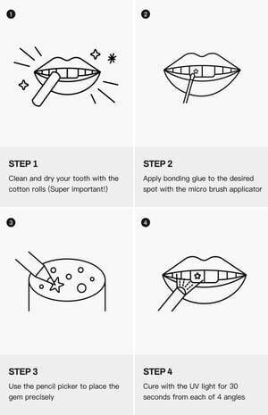 Celestial DIY Tooth Gem Kit image number 5