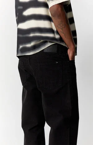 Logan Relaxed Straight Jeans Black image number 5