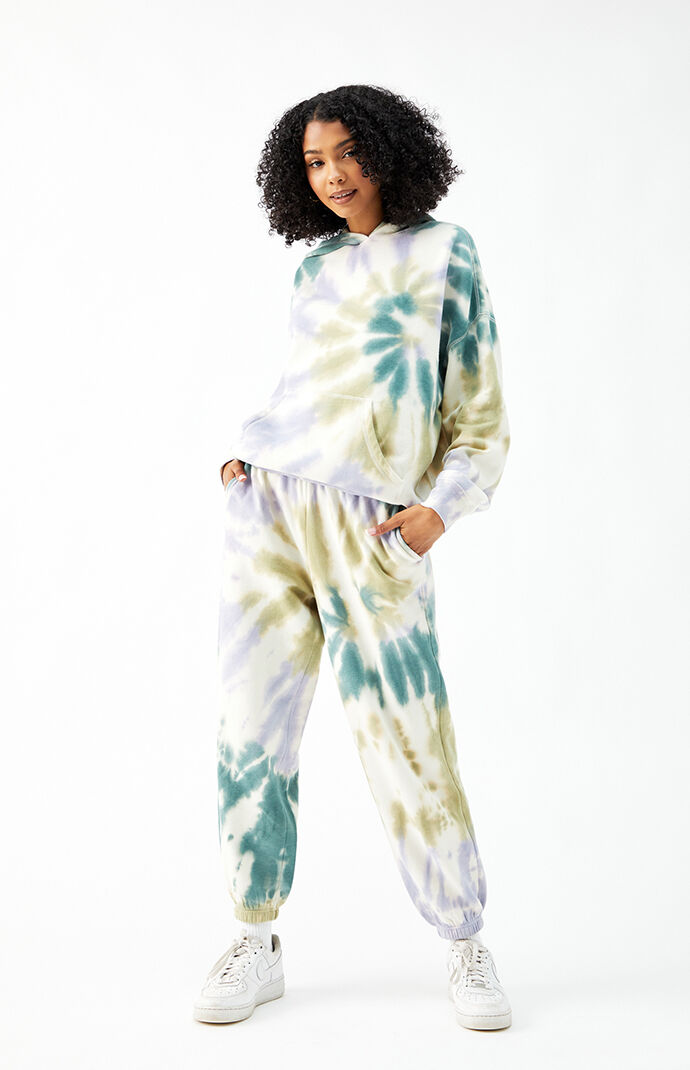 cotton candy tie dye sweatpants