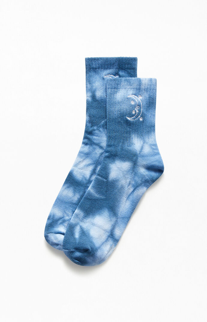 Tie Dye Moon Socks
