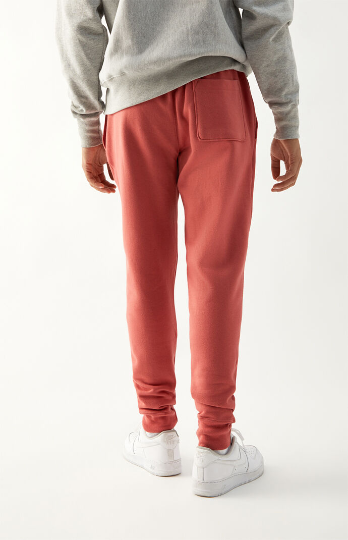 Reverse Weave C Applique Fleece Jogger Pants