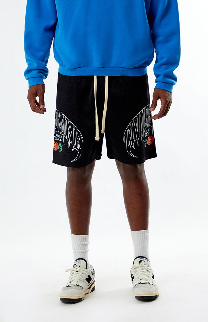 パンツ LYFT BASKETBALL SHORTS - BLACK LÝFT Mesh Basketball Shorts - Black