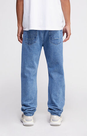 By PacSun Indigo Blue Straight Jeans image number 4