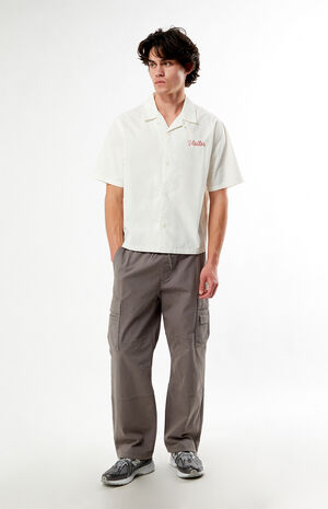 Farms White Woven Camp Shirt&nbsp; image number 5