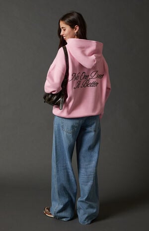 No One Does It Better Puff Graphic Hoodie