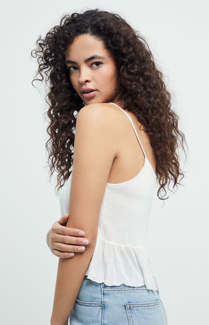 Babydoll Sweater Tank Top