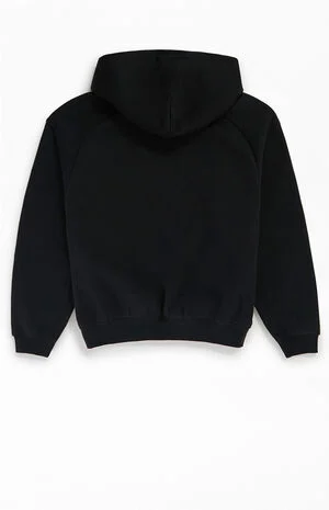 Kids Vintage Black Classic Raglan Hoodie image number 2